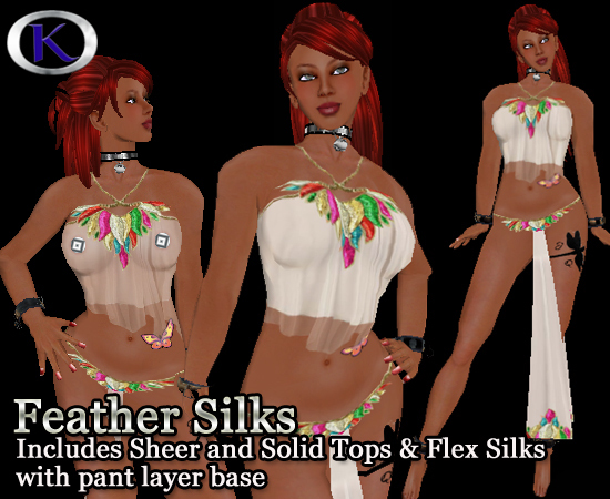 Feather Silks Set