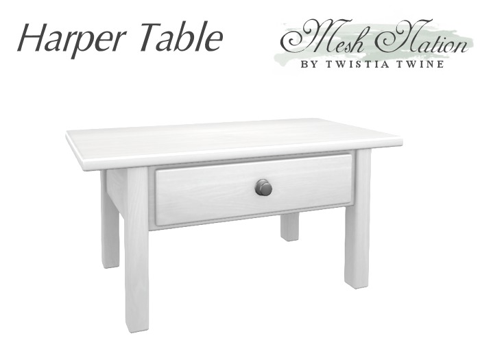 * Mesh Nation * FULL PERMISSIONS Harper Table