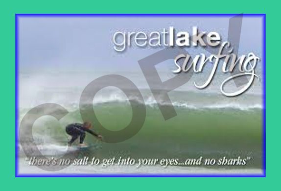 SURFING THE GREAT LAKES POSTER