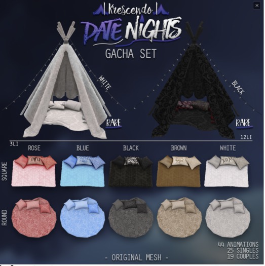 [Kres] Date Night - Round Blue