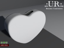 .:UR:. Valentine 2017 - Heart Vase (full perm mesh)