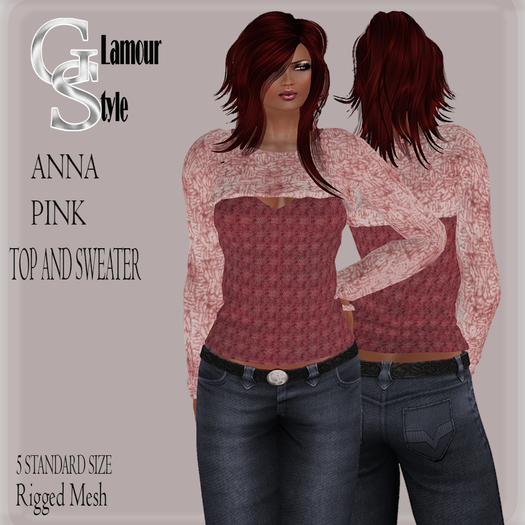 ! GS - ANNA TOP - SWEATER PINK