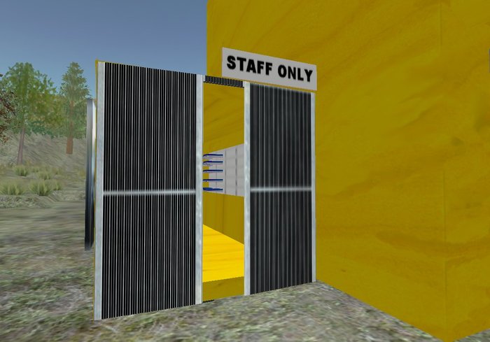 1 prim double doors sliding on touch COPY version