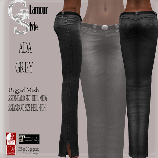 ! GS - ADA MESH JEANS GREY