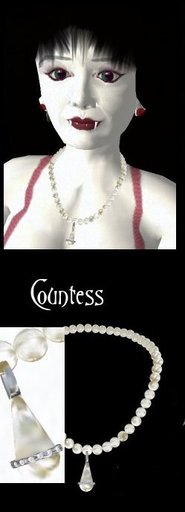 Countess Teardrop Pearl and Diamonds Nk