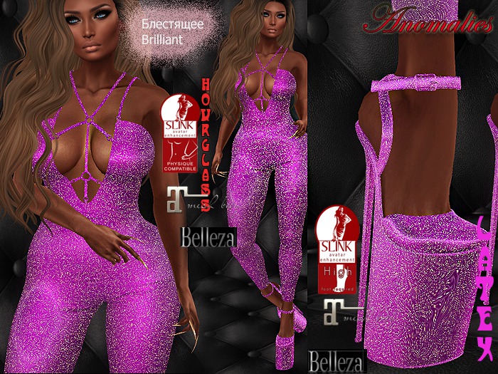 Costume pink beauty shine