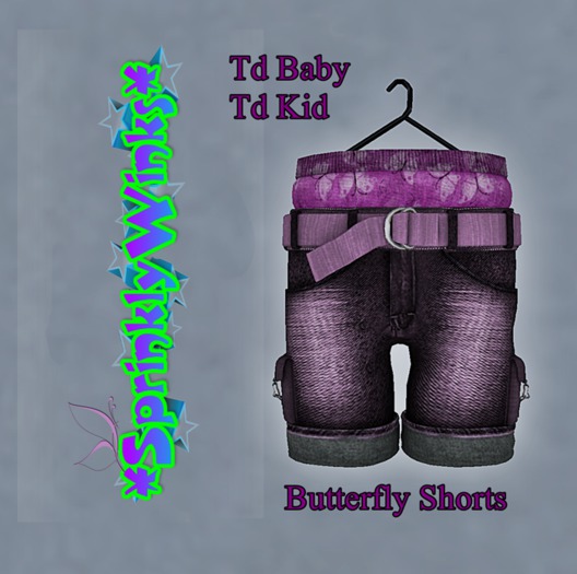*S*W*G* Butterfly Shorts (TD)