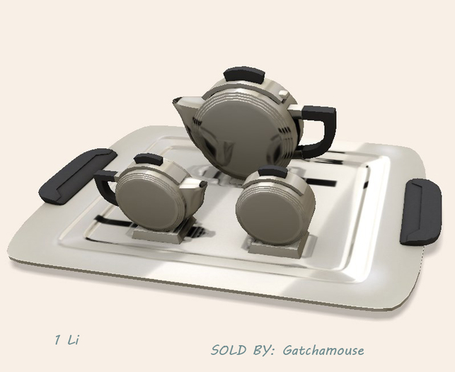 -David Heather-Antique Tea Set/Silver