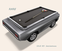 David Heather-Hotrod Pool Table/Silver RARE