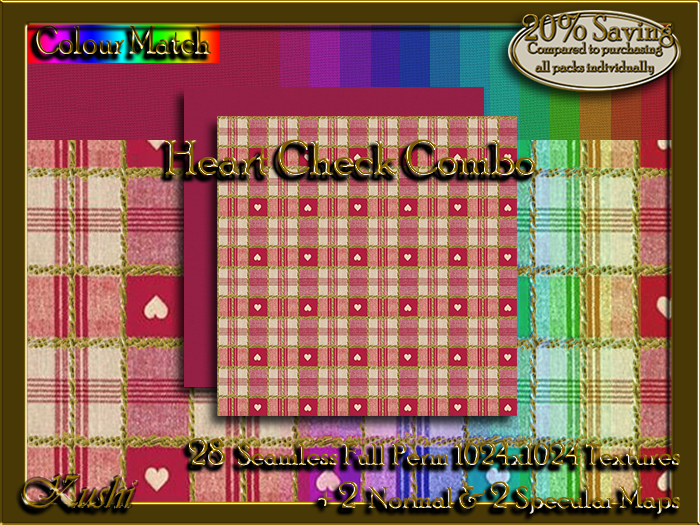 Heart Check COMBO Textures