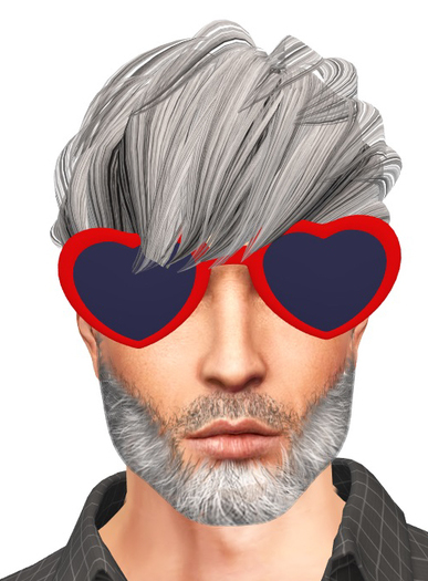 {Q-Essentials} Red Heart Glasses