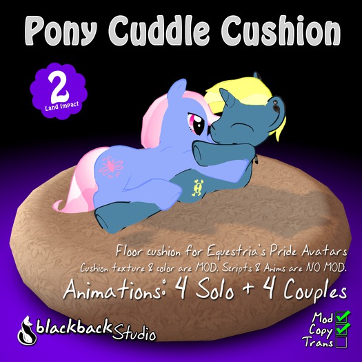 [bbS] Pony Cuddle Cushion