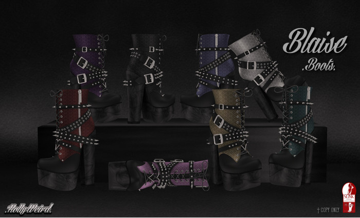 .HW. Blaise .Boots. //  Purple