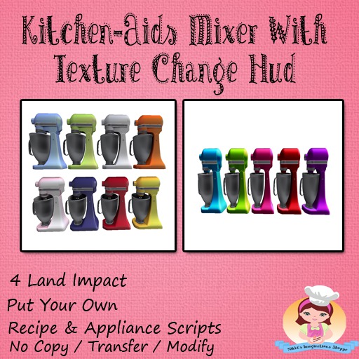 *PN* Kitchen-Aids Mixer / Fat-Pack Texture Change Hud {Boxed}