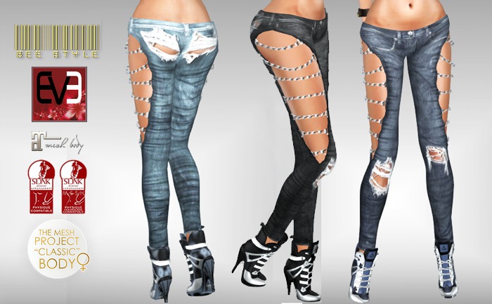 .:Bee:. Grunge Jeans FATPACK