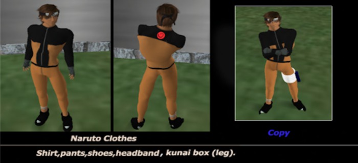 Naruto clothes