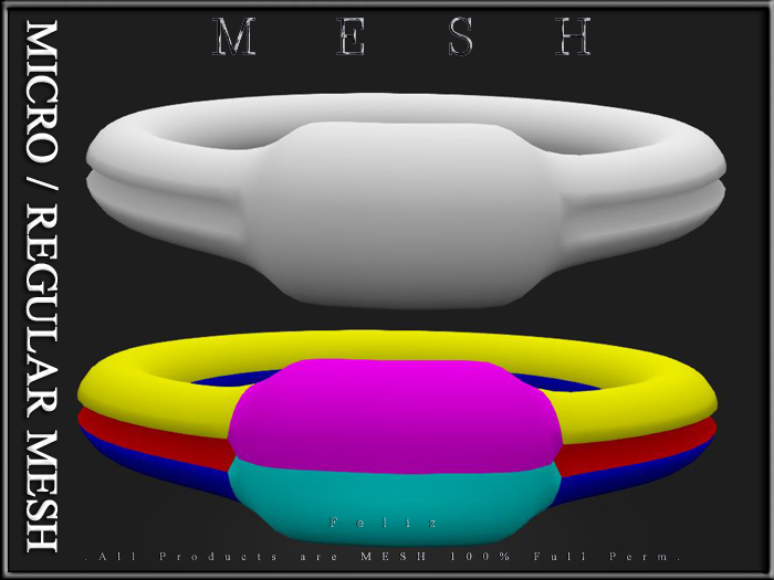 [Feliz] Rings 006 - Micro and Regular Mesh - Full Perm -