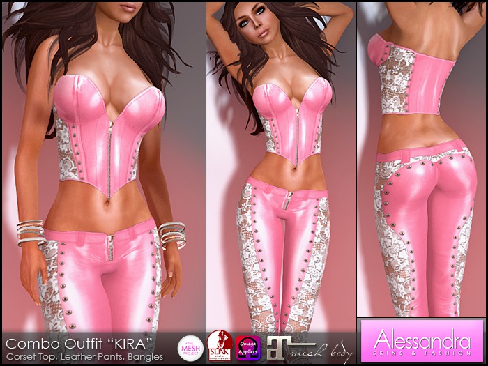 ALESSANDRA - Combo Outfit KIRA PINK