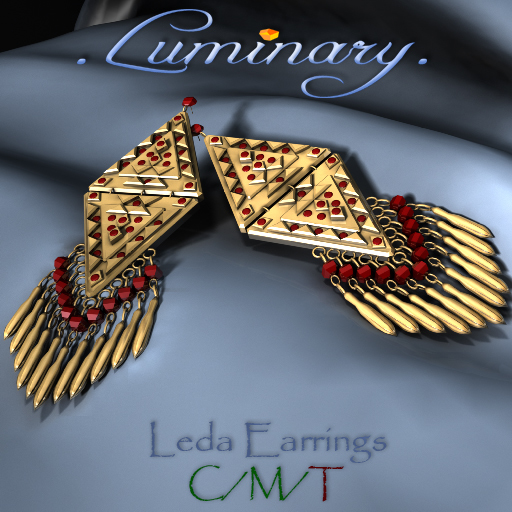 .Luminary. Leda Earrings - Gold/Black