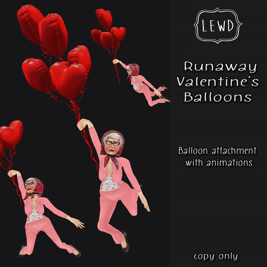 : Lewd :  Runaway Valentine's Balloons (wear to unpack)