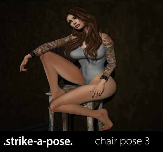 .strike-a-pose. chair pose 3