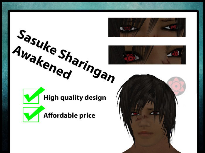 Sasuke's Sharingan - Awakened !