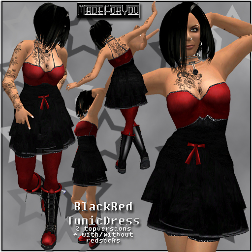 BlackRed-TunicDress/MadeForYou