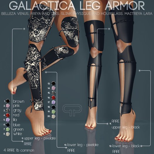 Pure Poison - Galactica - Upper Leg- Lila -MAITREYA*