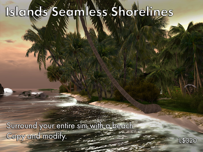 LD Creations ISland Seamless Shoreline - Delivery-box