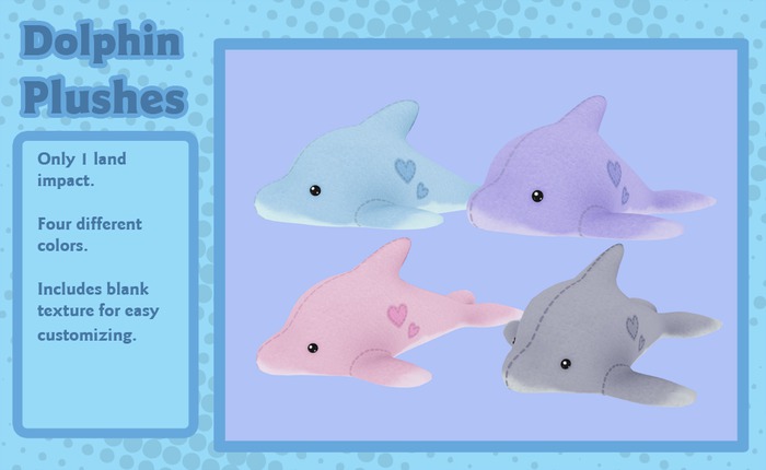 Liminality- Dolphin Plushes