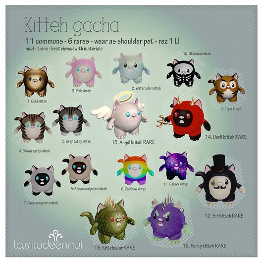 lassitude & ennui 13. Kittehsaur RARE