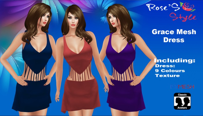 ROSE'S STYLE Grace Fringed Dress (Gift)