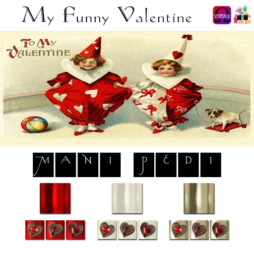 ~Mani Pedi~ My Funny Valentine Polish - Omega HUD