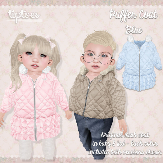 . tiptoes - Puffer Coat - Blue
