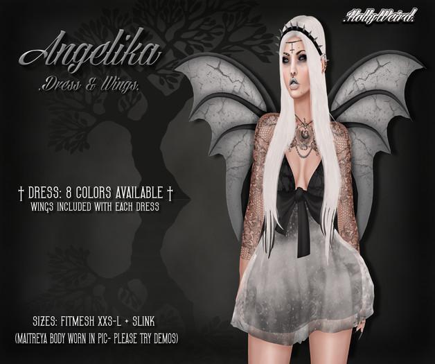 .HW. Angelika .Dress. // White (wear)