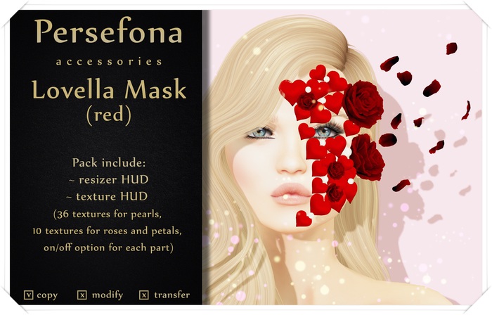 Persefona Lovella Mask (red)