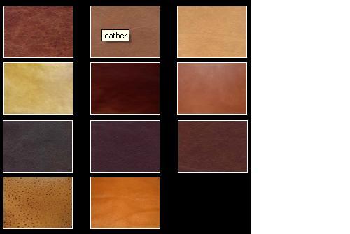Package of 11 leather textures