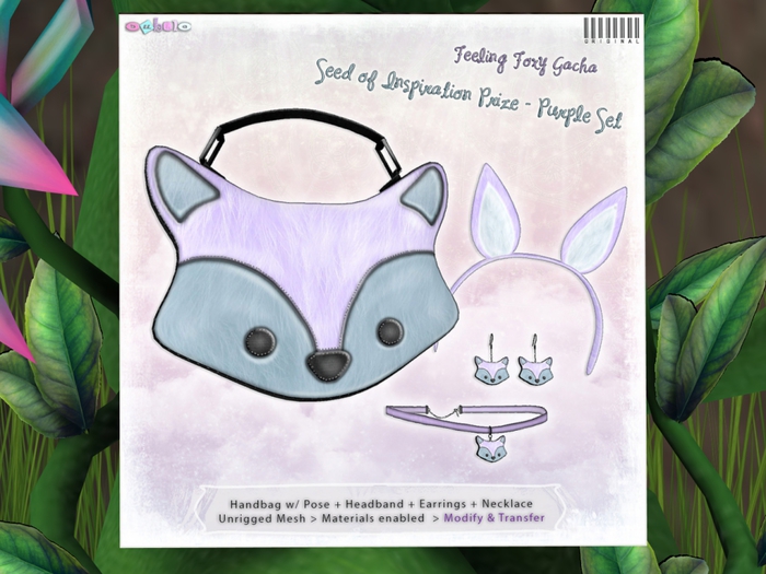 [ bubble ] Foxy Purple Set - SOI