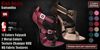 Gas high heels samantha all 11 colors whud fatpack ad