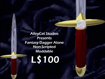 Fantasy Dagger - AlleyCat Studios