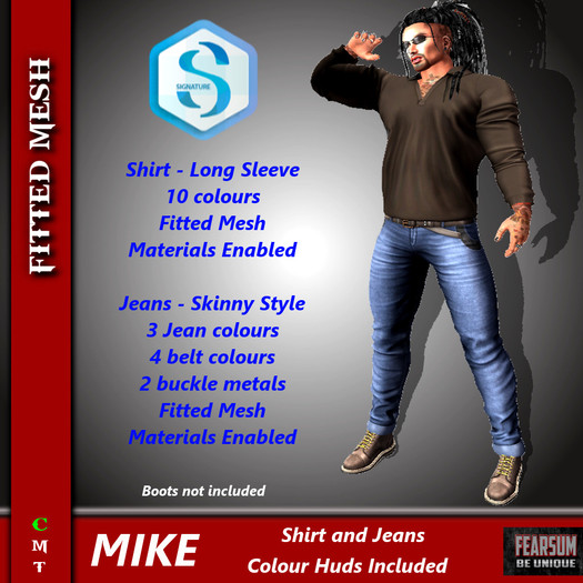 [F] Mike Shirt & Jeans - Signature - Hud Included