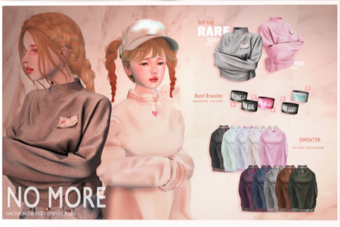 . offbeat . No more : sweater grape