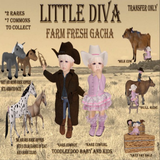 ~Little Diva~Grey Pony w/ animated face hopper