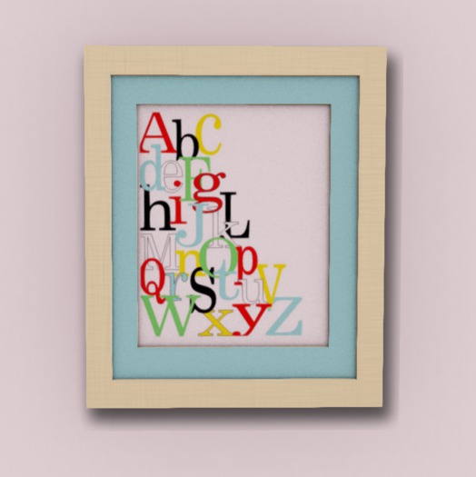 {D&D} ABC Jumble Frame