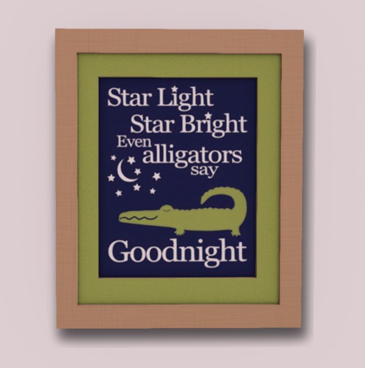 {D&D} Even Alligators Say Goodnight Frame