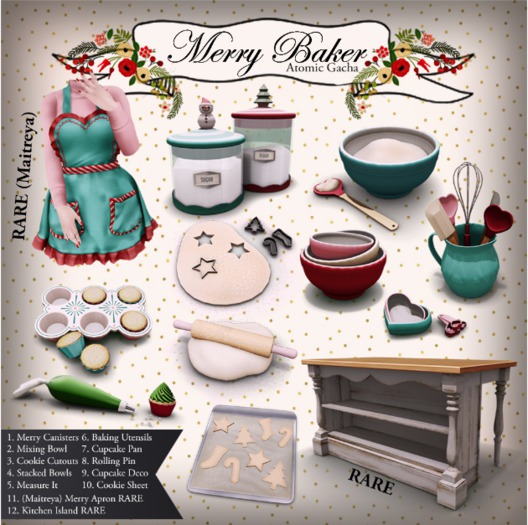 [Atomic] Gacha_Merry Baker - Measure it