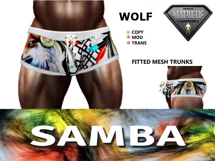 SAMBA Wolf Trunks (Wear me)