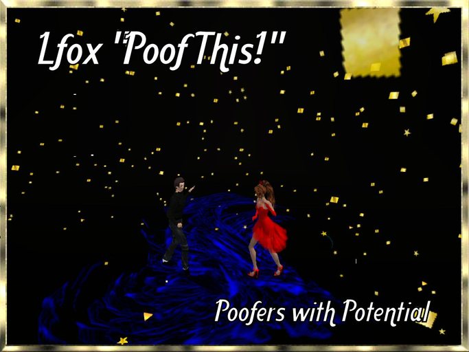 lfox Poof This Gold Confetti Poofer (boxed)