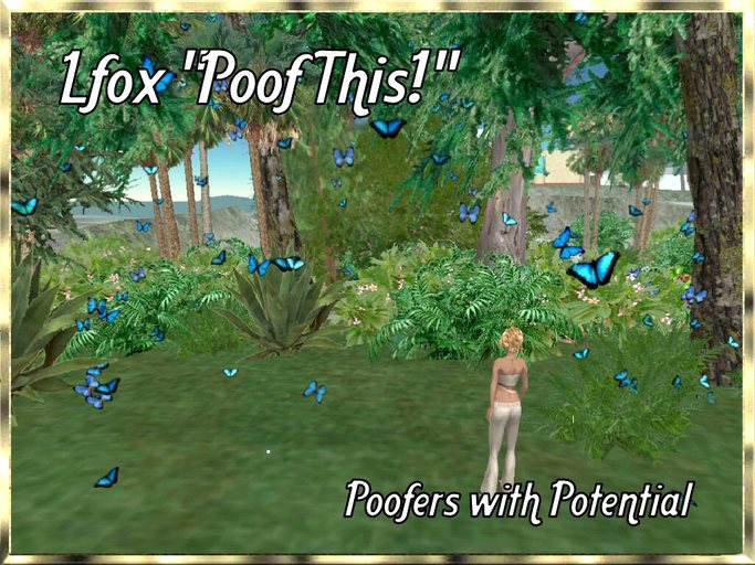 lfox Poof This Blue Morpho Butterfly Poofer (boxed)