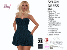 *BSASSY* SYLON DRESS BLUE